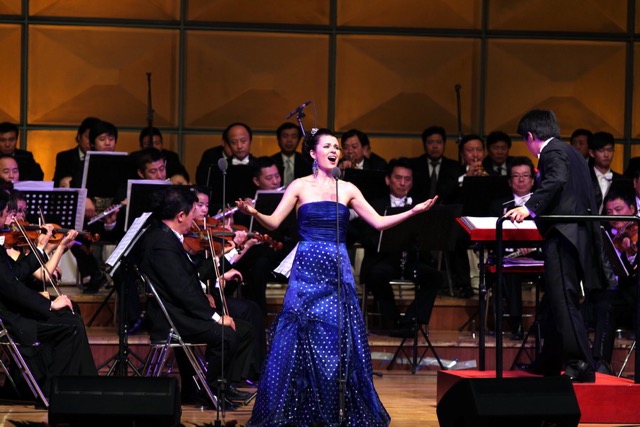 Performing in Tianjin, China